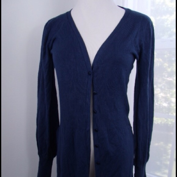 Blue Cardigan with Fitted Waist ONEDAYSALE!!!