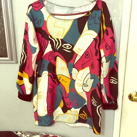 Patterned shift dress