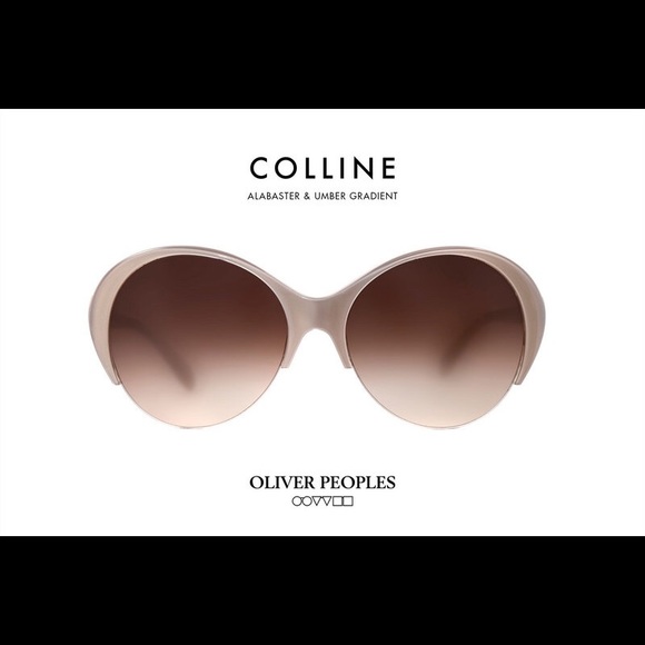 Oliver Peoples 'Colline' Sunglasses Brown Beige