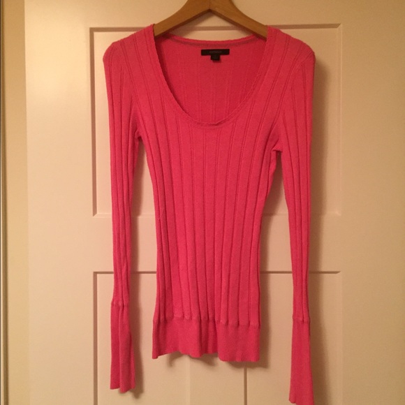 Pink, long sleeve sweater