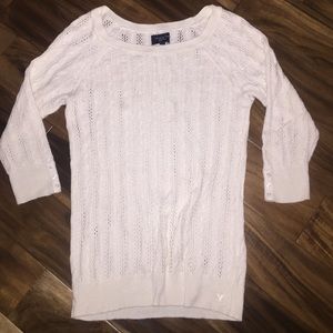 off-white American Eagle sweater