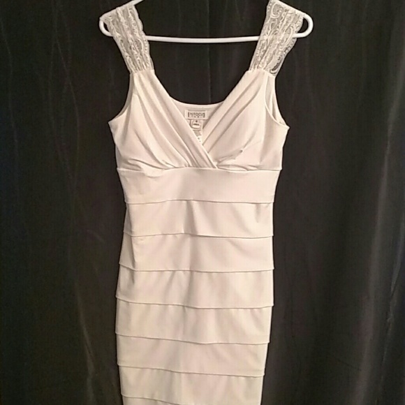 White cocktail dress