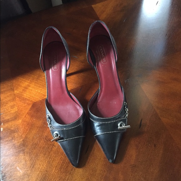 Coach Pointed Toe Heels