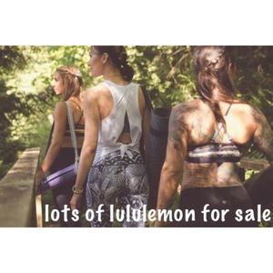 POSTING LOTS OF NWT OR LIKE NEW LULULEMON