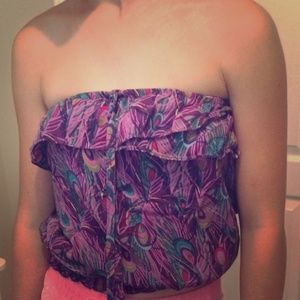 Forever 21 strapless shirt.