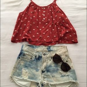 Levi's Denim Cut Off Shorts
