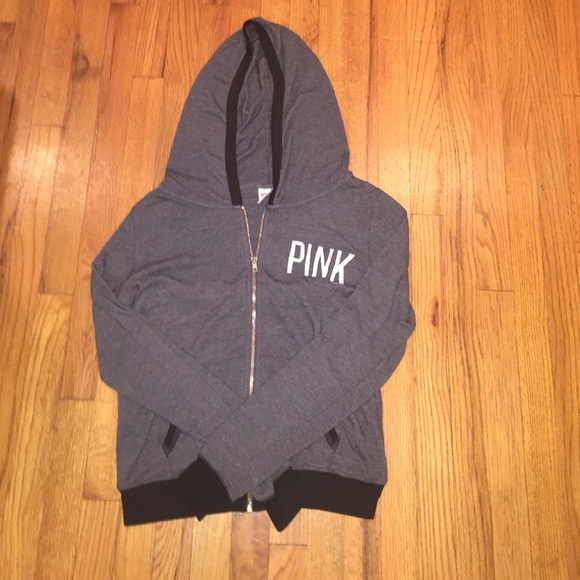 ❌SOLD❌ Charcoal gray VS PINK jacket