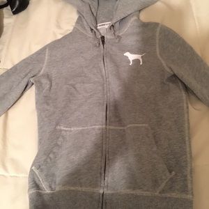VS Pink zip up hoodie