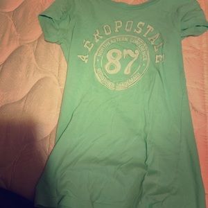 Northeastern Aeropostale shirt sleeve shirt