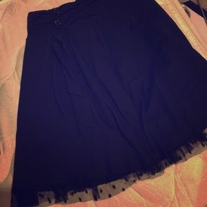 Black dress skirt