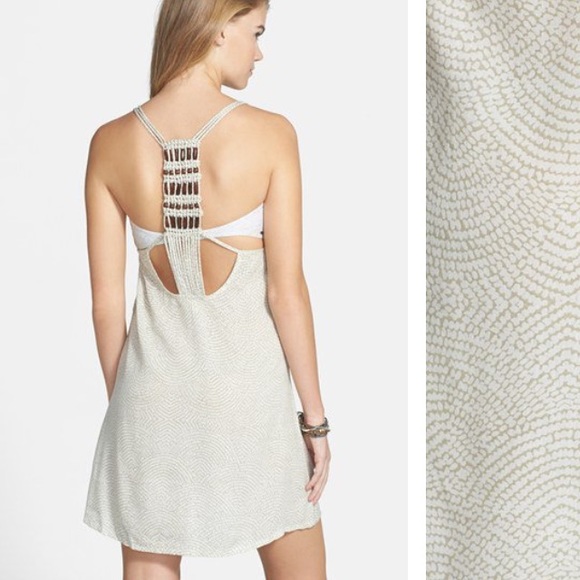 ❌SOLD❌ RIP CURL beaded coverup dress NWOT