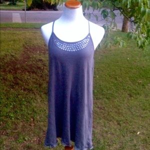 American Eagle, Grey, BoHo Dress. Sz Med