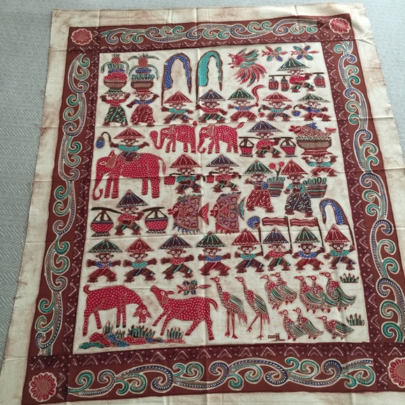 Indonesia Handmade Batik Painting