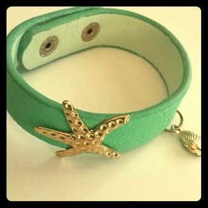 Beach blue bracelet from Nordstrom.