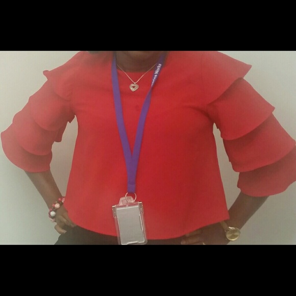 Ruffle blouse