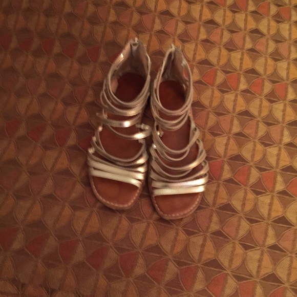 Gold sandals