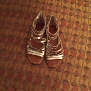 Gold sandals
