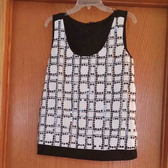 SPARKLES!!!! Fun sleeveless top