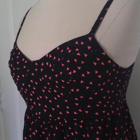 Strappy Triangle-Print Sundress - Picture 2 of 4
