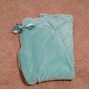 B2G1 Free Fuzzy Teal/blue PJ pants