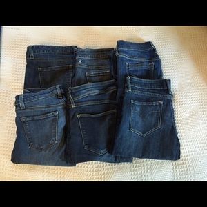 6 pairs of jeans