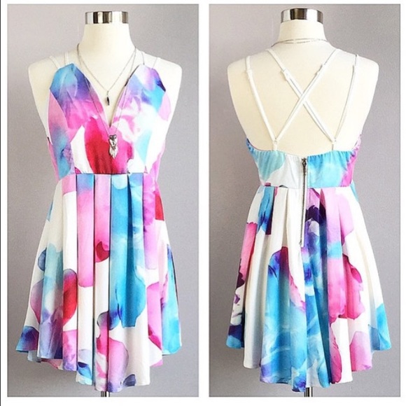 Floral patterned dress