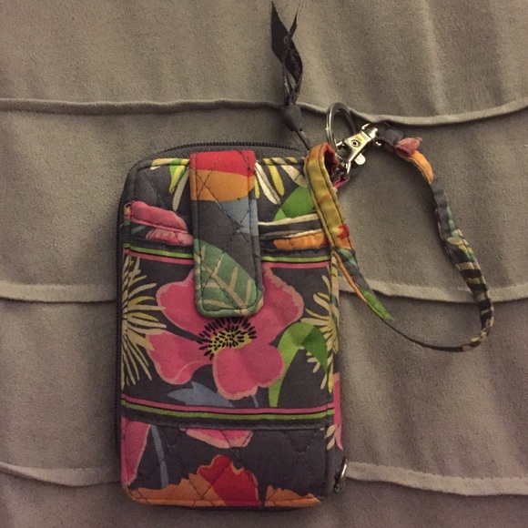 Vera Bradley Jazzy Blooms wristlet