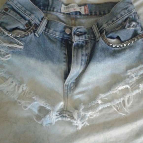 Studded high waist shorts Levi - Picture 2 of 4