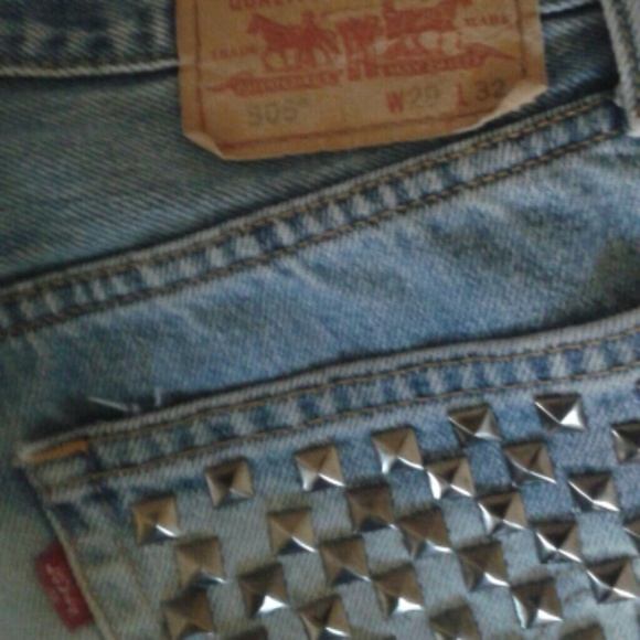 Studded high waist shorts Levi - Picture 3 of 4