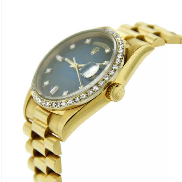 ROLEX PRESIDENTIAL 18K GOLD AND DIAMONDS WATCH - Picture 2 of 4