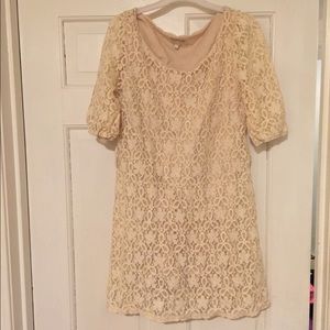 Beige lace Dress from Just Ginger