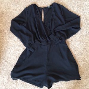 Black Forever 21 romper size S