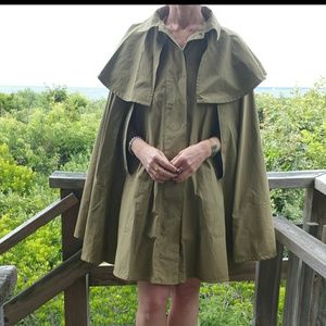Max Studio Caped Raincoat