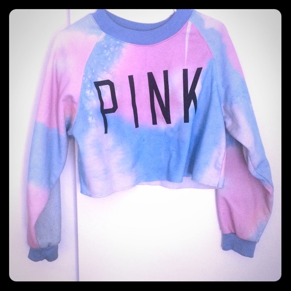 PINK crop top sweater