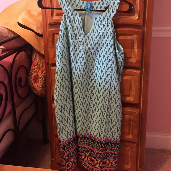 Aztec Print Dress