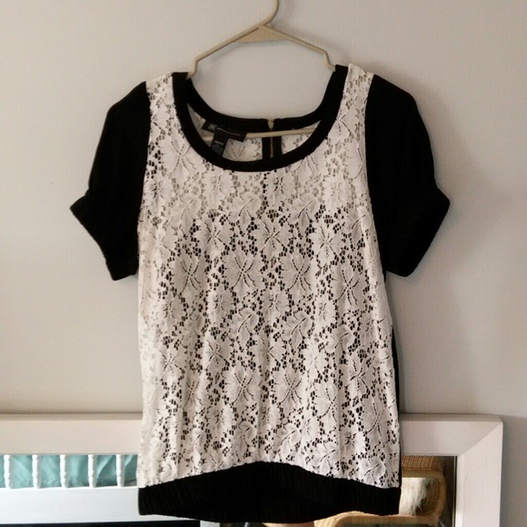 Black and white top