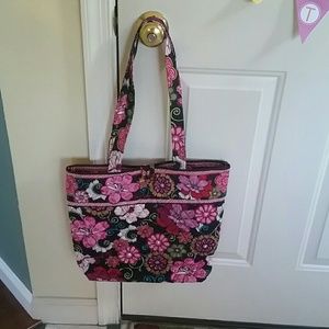 NWOT Vera Bradley Mod Pink Vera Tote