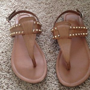 Beige sandals