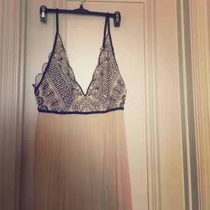 Beautiful cream colored maxi dress