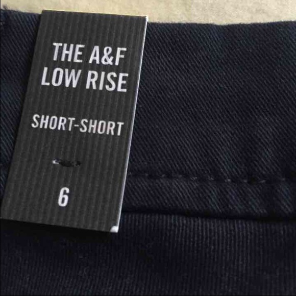 Abercrombie navy blue Short shorts size 6
