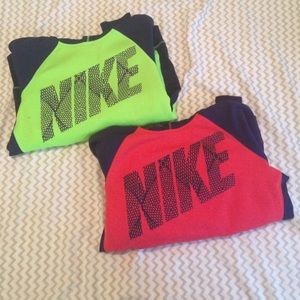 2 Nike hoodies
