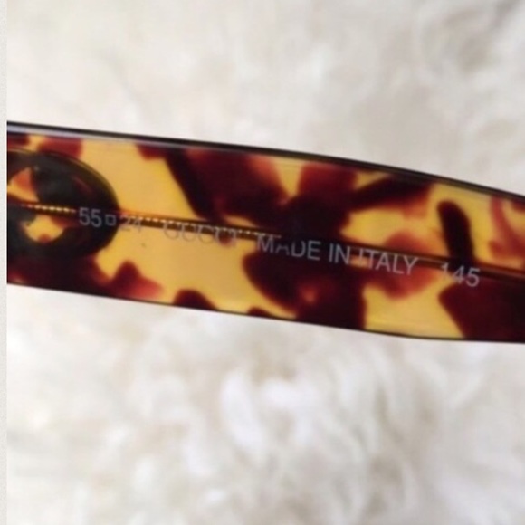 Vintage Tortoise Shell Gucci Sunglasses - Picture 3 of 5