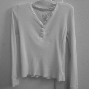 White long sleeve t-shirt