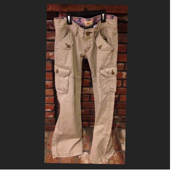 Levi's khaki jeans - low rise