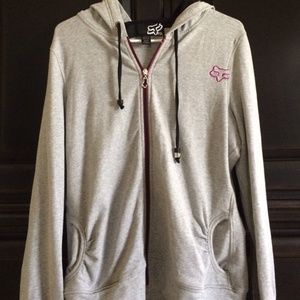 Fox zip hoodie. Like new