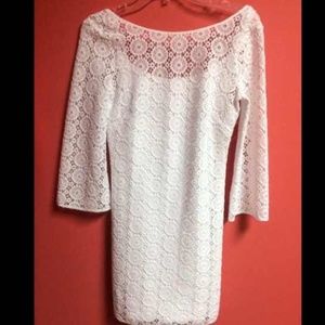 ✨RELISTING✨Lilly pulitzer white dress