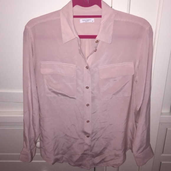 Equipment silk shirt
