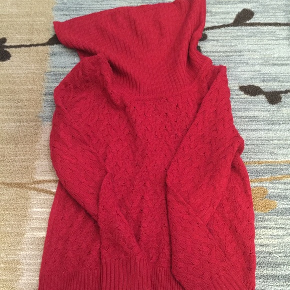 Red sweater