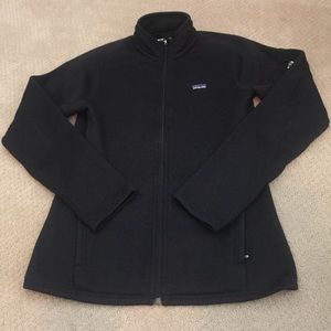 Black Patagonia full zip better sweater