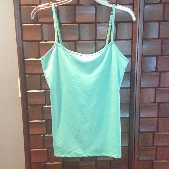 Green tank top